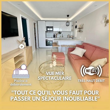 Luxueux Appartement - Vue Mer - Piscine - Free Parking - Monaco กัปไดล์ ภายนอก รูปภาพ