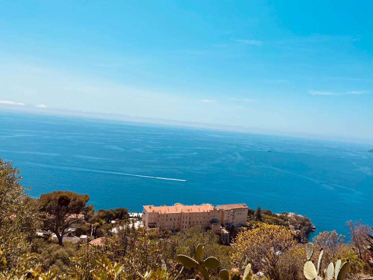 Luxueux Appartement - Vue Mer - Piscine - Free Parking - Monaco กัปไดล์ ภายนอก รูปภาพ