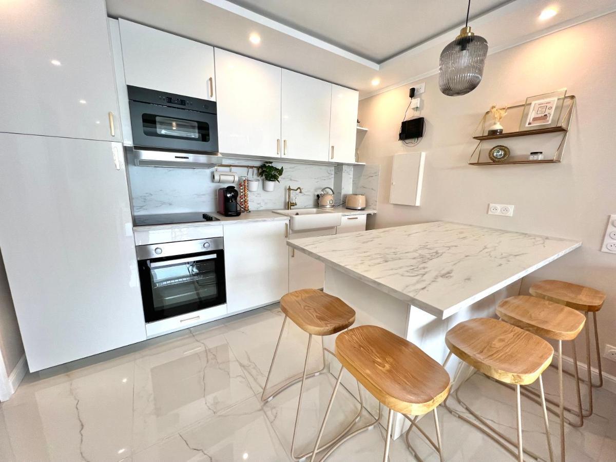 Luxueux Appartement - Vue Mer - Piscine - Free Parking - Monaco กัปไดล์ ภายนอก รูปภาพ