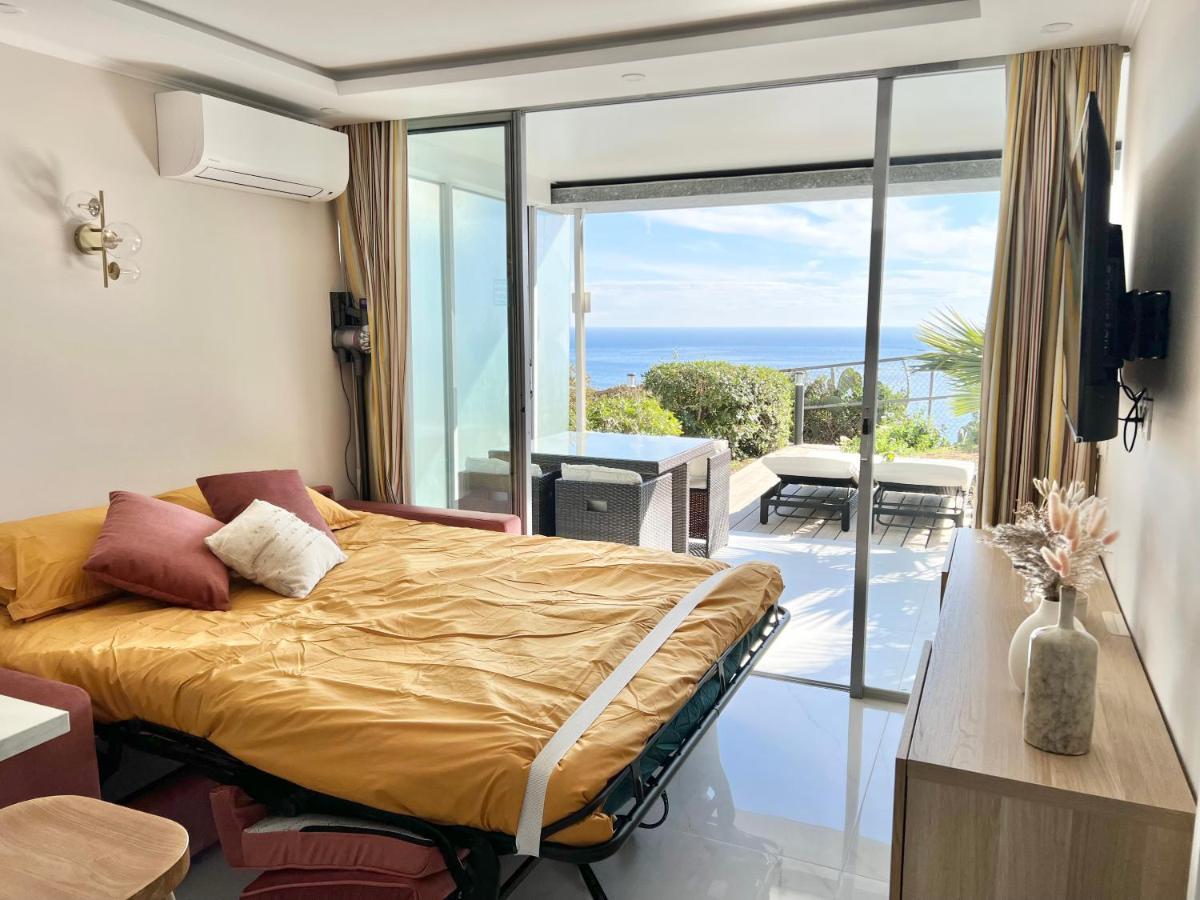 Luxueux Appartement - Vue Mer - Piscine - Free Parking - Monaco กัปไดล์ ภายนอก รูปภาพ