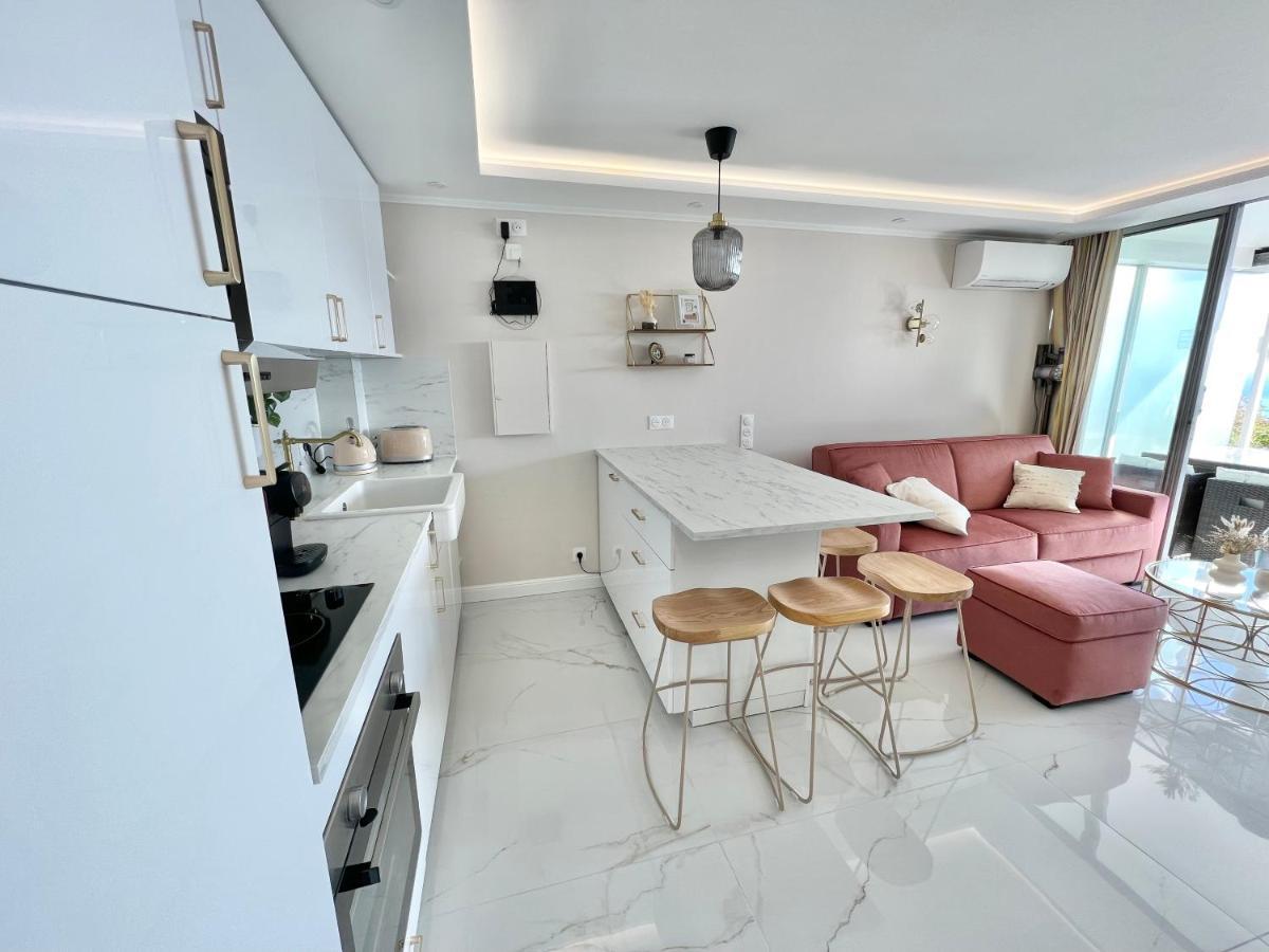 Luxueux Appartement - Vue Mer - Piscine - Free Parking - Monaco กัปไดล์ ภายนอก รูปภาพ