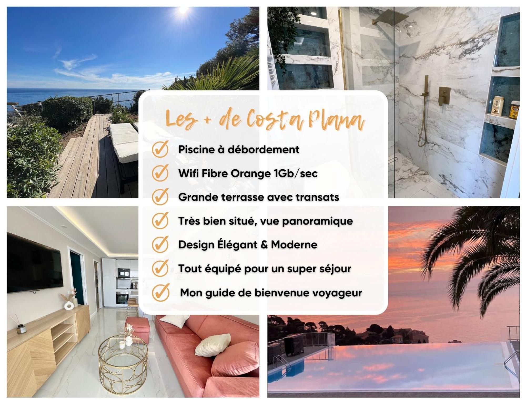 Luxueux Appartement - Vue Mer - Piscine - Free Parking - Monaco กัปไดล์ ภายนอก รูปภาพ