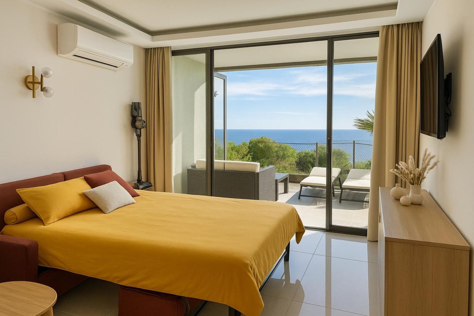 Luxueux Appartement - Vue Mer - Piscine - Free Parking - Monaco กัปไดล์ ภายนอก รูปภาพ
